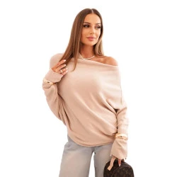 Moteriškas rusvas megztinis Anit