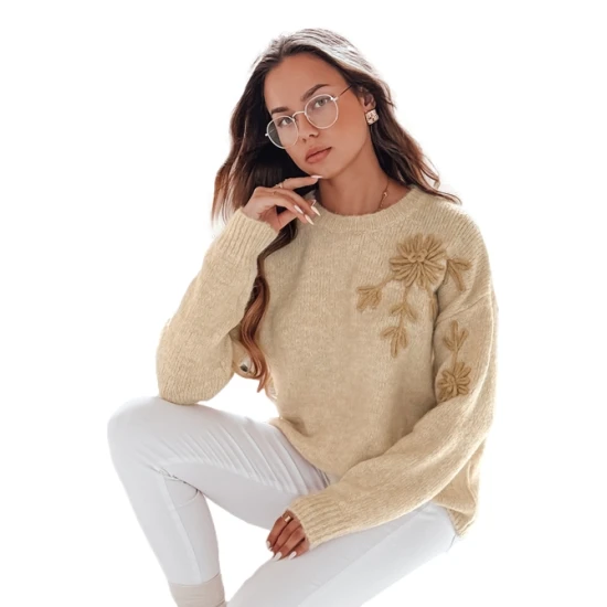 Moteriškasm rusvas megztinis Daga Džemperiai