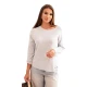 Moteriškas šviesiai pilkos spalvos megztinis Romil