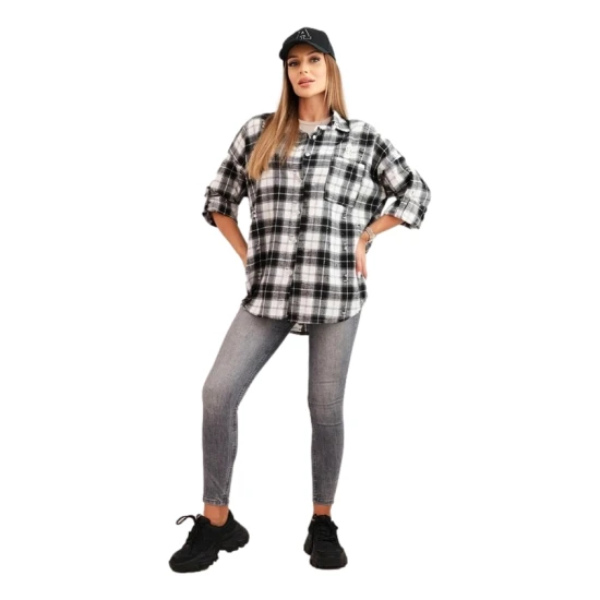 Moteriški juodi languoti marškiniai Copo Moteriški marškiniai