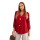Moteriški raudonos spalvos marškiniai Lens Palaidinės ir marškiniai
