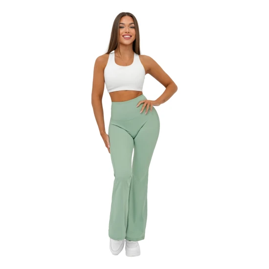 Moteriškos mėtinės spalvos sportinės kelnės Perla Laisvalaikio kelnės