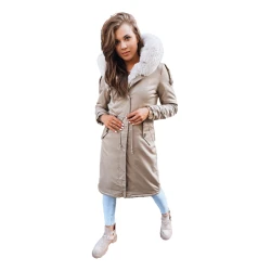 Rusva ilga moteriška striukė Harpe