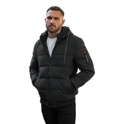 Vyriška juoda žieminė striukė Martim