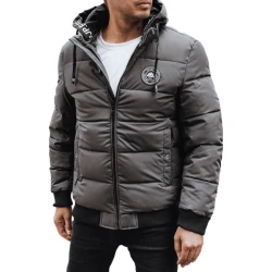 Vyriška pilka žieminė striukė Tamil