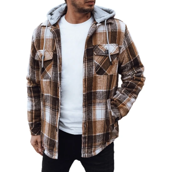 Vyriška ruda striukė su gobtuvu Endrik Vyriškos Striukės ir Paltai