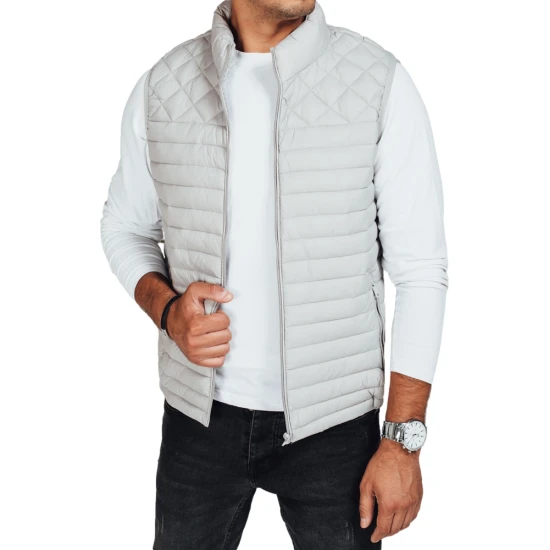 Vyriška šviesiai pilka liemenė Geir Liemenės