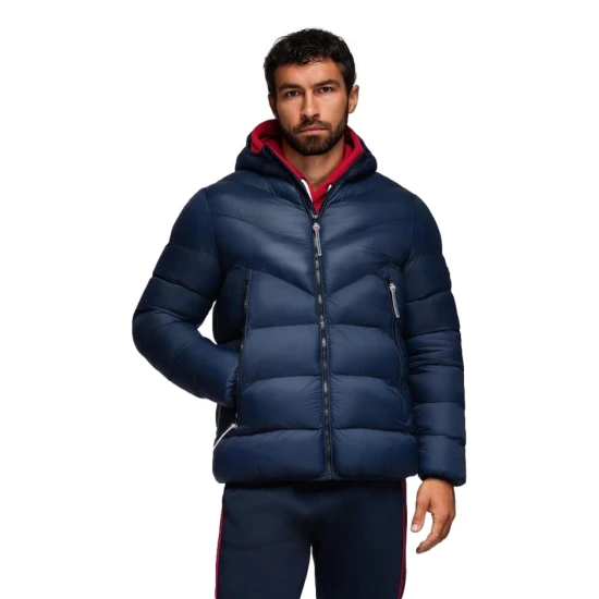 Vyriška tamsiai mėlyna striukė Performance Žieminės striukės