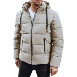 Vyriška žieminė šviesiai rusvos spalvos striukė Nevex