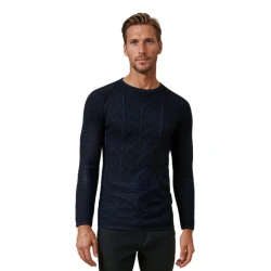 Vyriškas tamsiai mėlynas megztinis Zuma