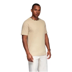 Vyriški rusvi marškinėliai Saimon