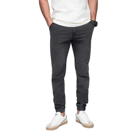 Vyriškos pilkos spalvos kelnės Cosmi Džinsai ir Jogeriai