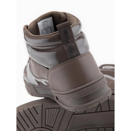 Vyriški tamsiai rudi laisvalaikio batai Guar Avalynė