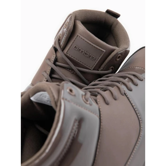 Vyriški tamsiai rudi laisvalaikio batai Guar Avalynė