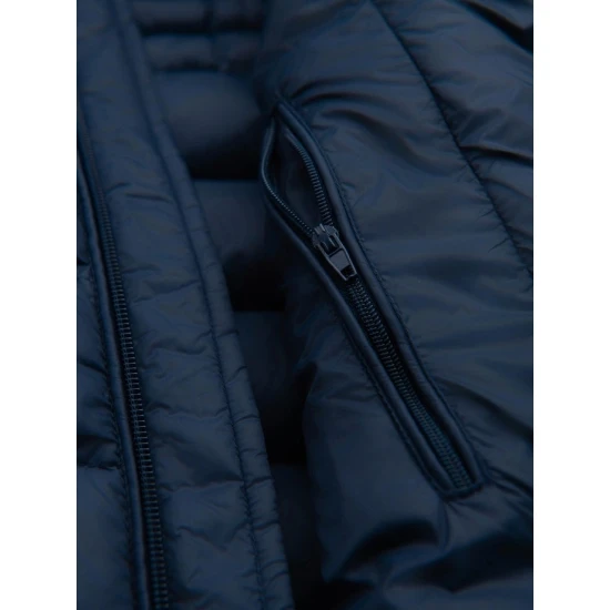 Vyriška tamsiai mėlyna striukė Ozan Vyriškos Striukės ir Paltai