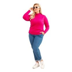 Moteriškas rožinės spalvos megztinis Kato