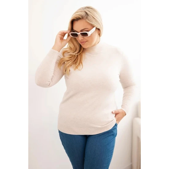 Moteriškas rusvos spalvos megztinis Kato Moteriški megztiniai