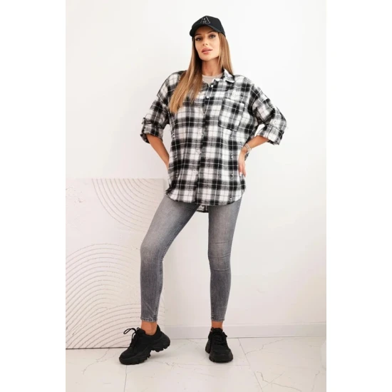 Moteriški juodi languoti marškiniai Copo Moteriški marškiniai