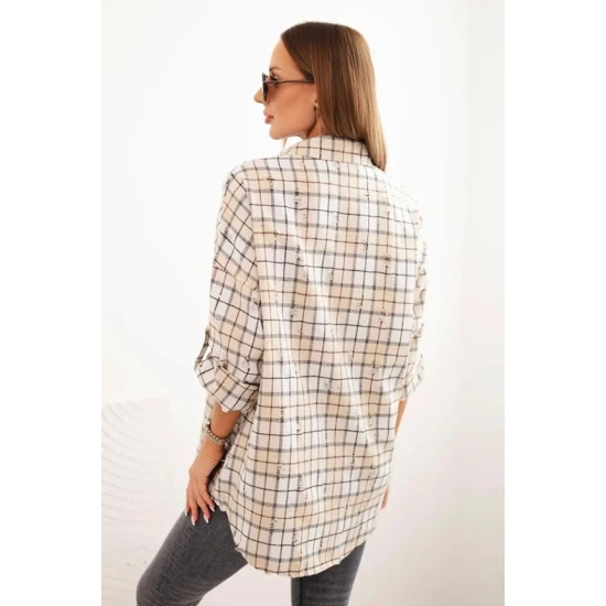 Moteriški rusvi languoti marškiniai Copo Moteriški marškiniai