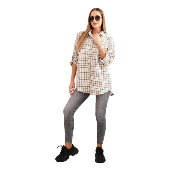 Moteriški rusvi languoti marškiniai Copo Moteriški marškiniai