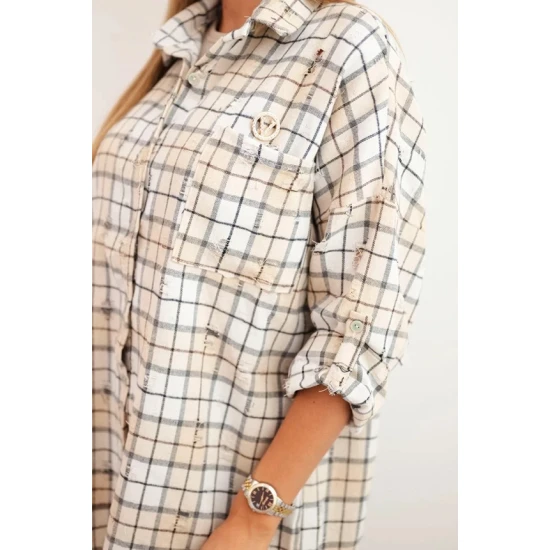 Moteriški rusvi languoti marškiniai Copo Moteriški marškiniai