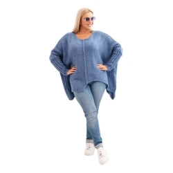 Moteriškas mėlynas megztinis Lori