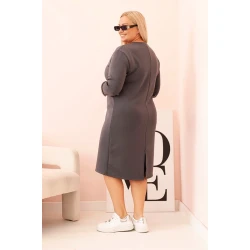 Moteriška tamsiai pilka suknelė Malt