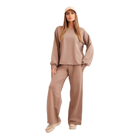 Moteriškas tamsiai rusvas komplektas Mondo Moteriški komplektai