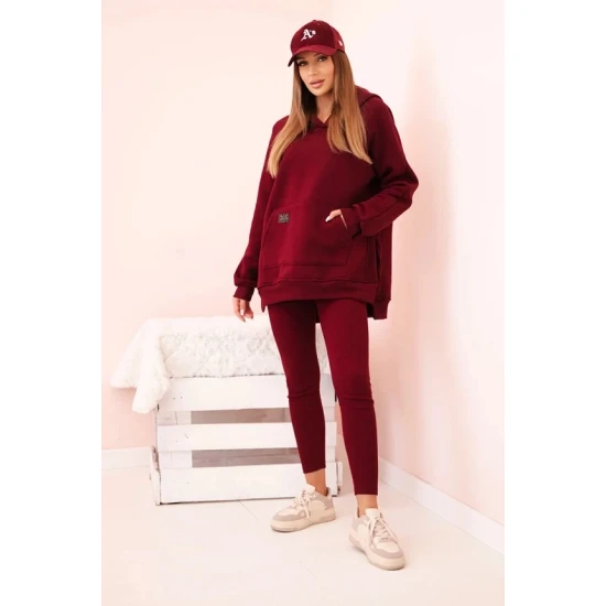 Moteriškas bordo spalvos kompleltas Solar Moteriški komplektai