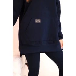 Moteriškas tamsiai mėlynos spalvos kompleltas Solar