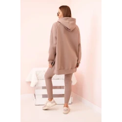 Moteriškas tamsiai rusvos spalvos kompleltas Solar