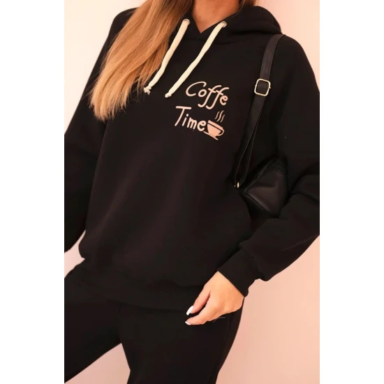 Moteriškas juodas komplektas Coffe Moteriški komplektai