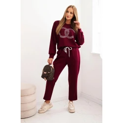 Moteriškas violetinis komplektas Ring