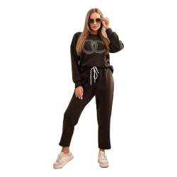 Moteriškas rudas komplektas Ring