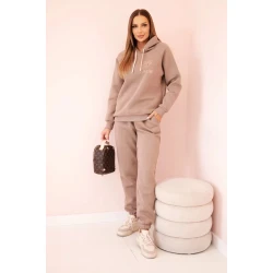 Moteriškas tamsiai rusvas komplektas Coffe