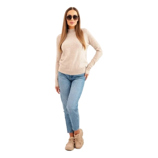 Moteriškas rusvas megztinis Eden Moteriški megztiniai