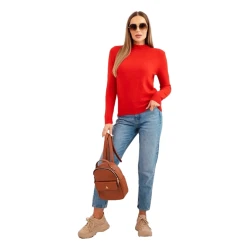 Moteriškas raudonas megztinis Eden