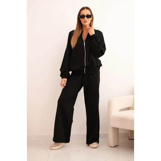 Moteriškas juodas komplektas Fan Moteriški komplektai