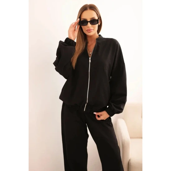 Moteriškas juodas komplektas Fan Moteriški komplektai