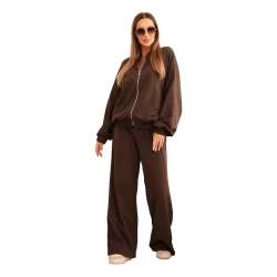 Moteriškas tamsiai rudas komplektas Fan