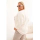 Moteriškas baltos spalvos džemperis Adore Džemperiai be gobtuvo