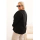 Moteriškas juodos spalvos džemperis Adore Džemperiai be gobtuvo