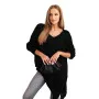 Women's black wool sweater Elvis