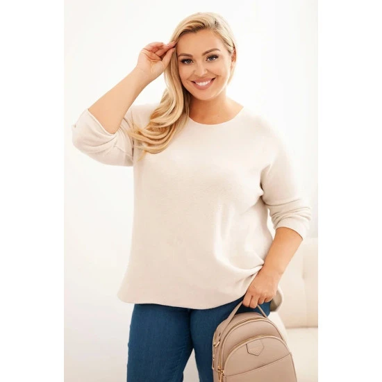 Moteriškas rusvas megztinis Minos Megztiniai