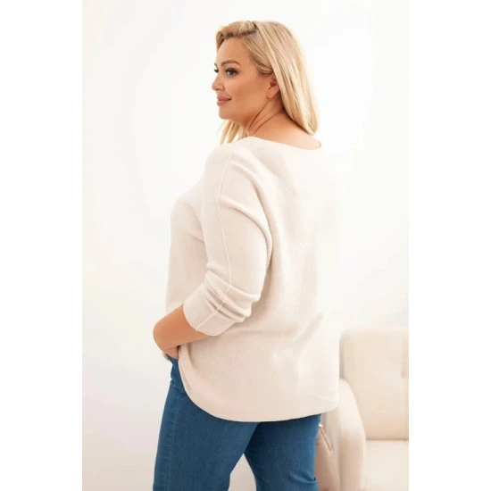 Moteriškas rusvas megztinis Minos Megztiniai