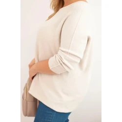 Moteriškas rusvas megztinis Minos