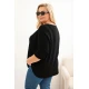 Moteriškas juodas megztinis Minos Megztiniai