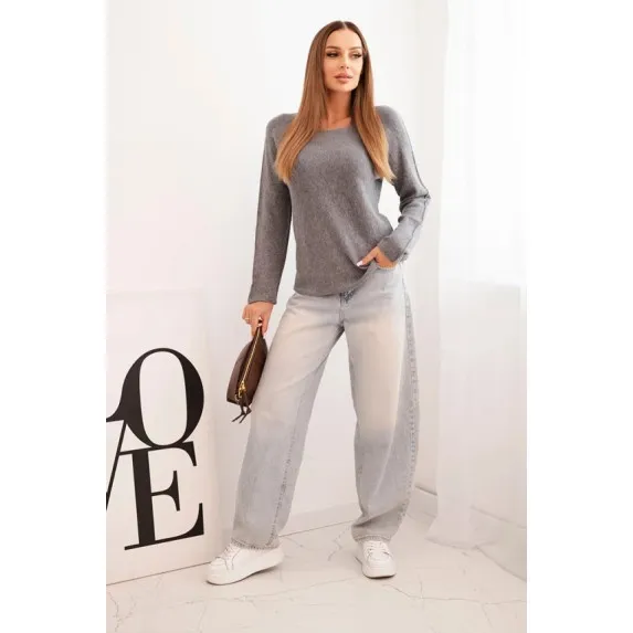 Women's dark grey jumper Romil Women's sweaters