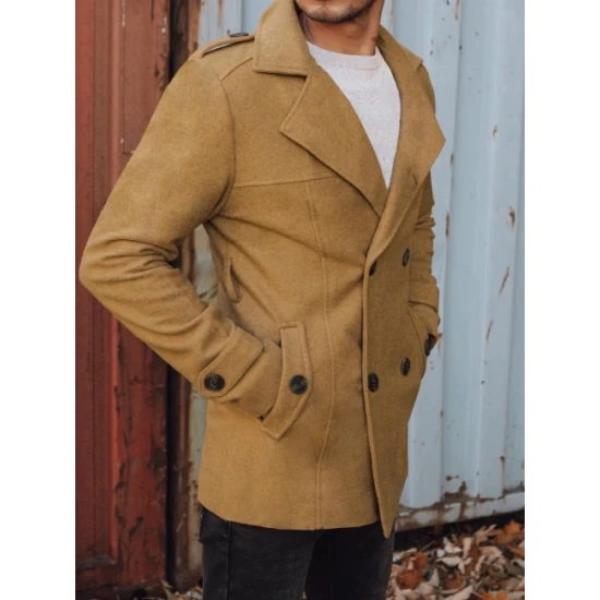 Vyriškas rudas paltas Arlas