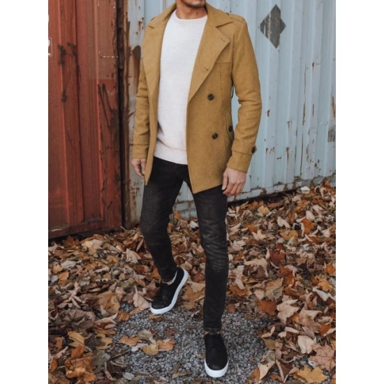 Vyriškas rudas paltas Arlas